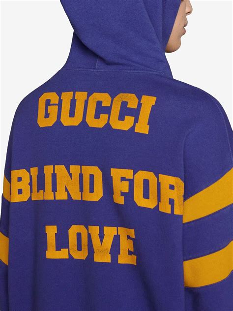 fake blind for love gucci hoodie|Gucci hoodie scam.